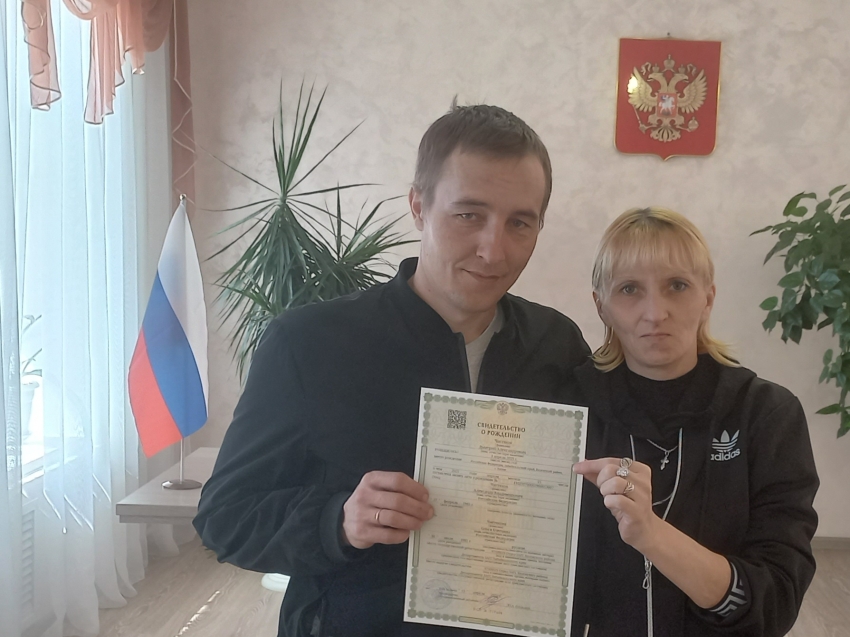 Девятым ребенком пополнилась трудолюбивая семья из Хилка Забайкальского края